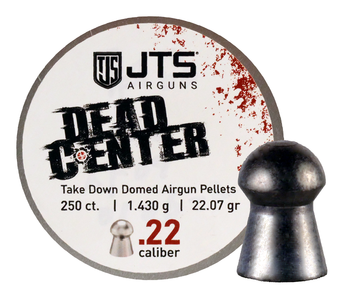 JTS Dead Center Precision .22 Domed 22.07gr (250ct): Airguns of