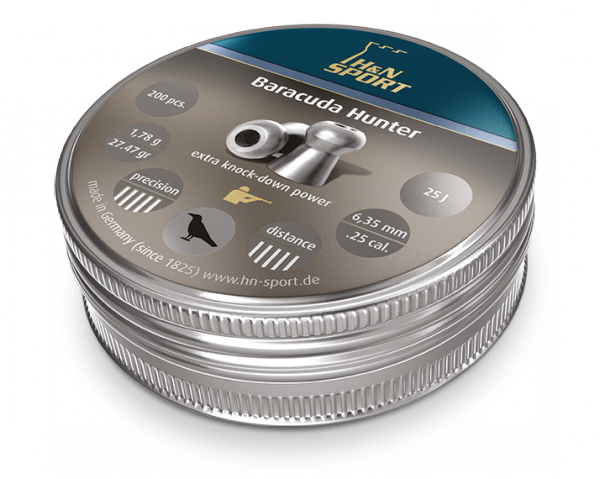 H&N Baracuda Hunter .25 Pellets