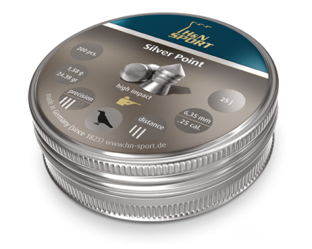 H&N Silver Point .25 Pellets