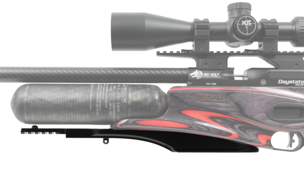 PRS Red Wolf Extended Arca / Picitinny Rail Black