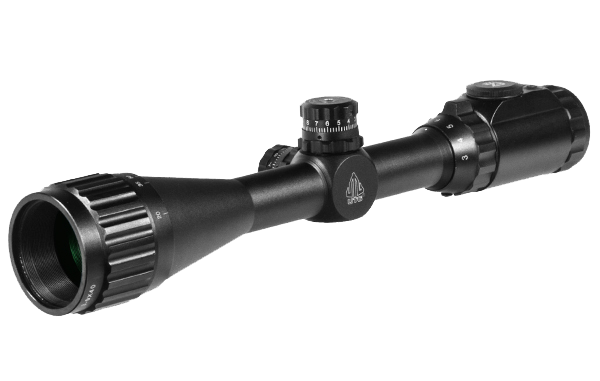 UTG 3-9X40 1" Hunter Scope, AO, 36-color Mil-dot, w/ Rings