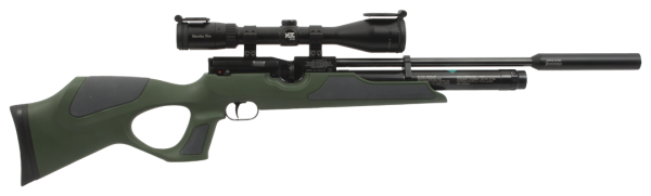 Weihrauch HW100 Green Synthetic with Moderator .177