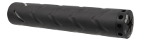 0dB Airgun Silencer Tactical Black with 1/2 UNF .25