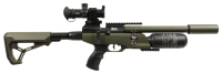 BRK Pathfinder OD Green .22 w/ Folding Stock and BRK Moderator