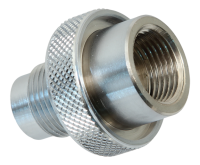 200 Bar Female DIN to 300 Bar DIN Male in line adaptor