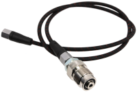 HydroTech 1-Meter Braided Flex Hose with Male DIN