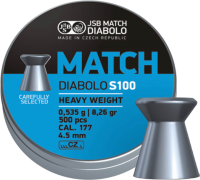 JSB Match Diabolo S100 .177 Pellets - Heavy Weight