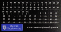 Rowan Sidewheel and Turret Label Sheets - Black