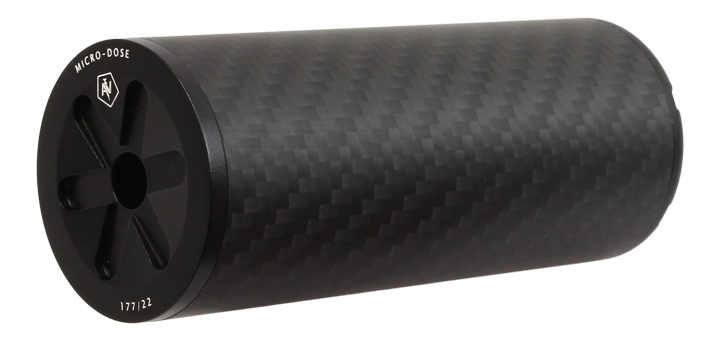 ACE1AREMS監修 Silencer 107mm BK 10本セット Anti-Venom .177/.22 Micro Dose Silencer 1/2x20 UNF: Airguns of